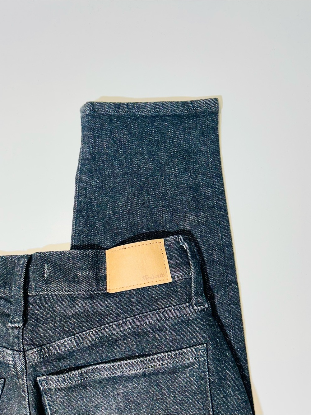 Madewell jeans The Mom jeans High rise black stretchy women size 25 - Picture 9 of 10